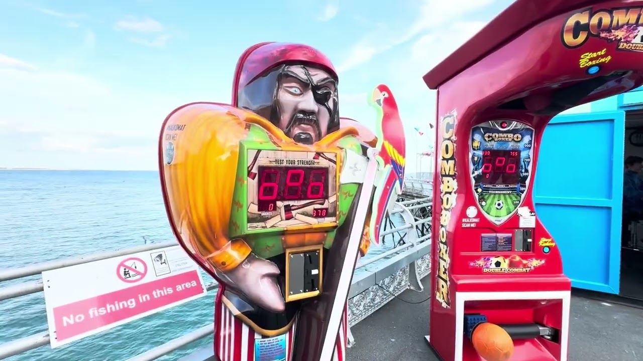 South Parade Pier Portsmouth 🐬🦞🦀🐳🪼🐋🐠🐡 #south-parade pier#fun #youtubevideo 