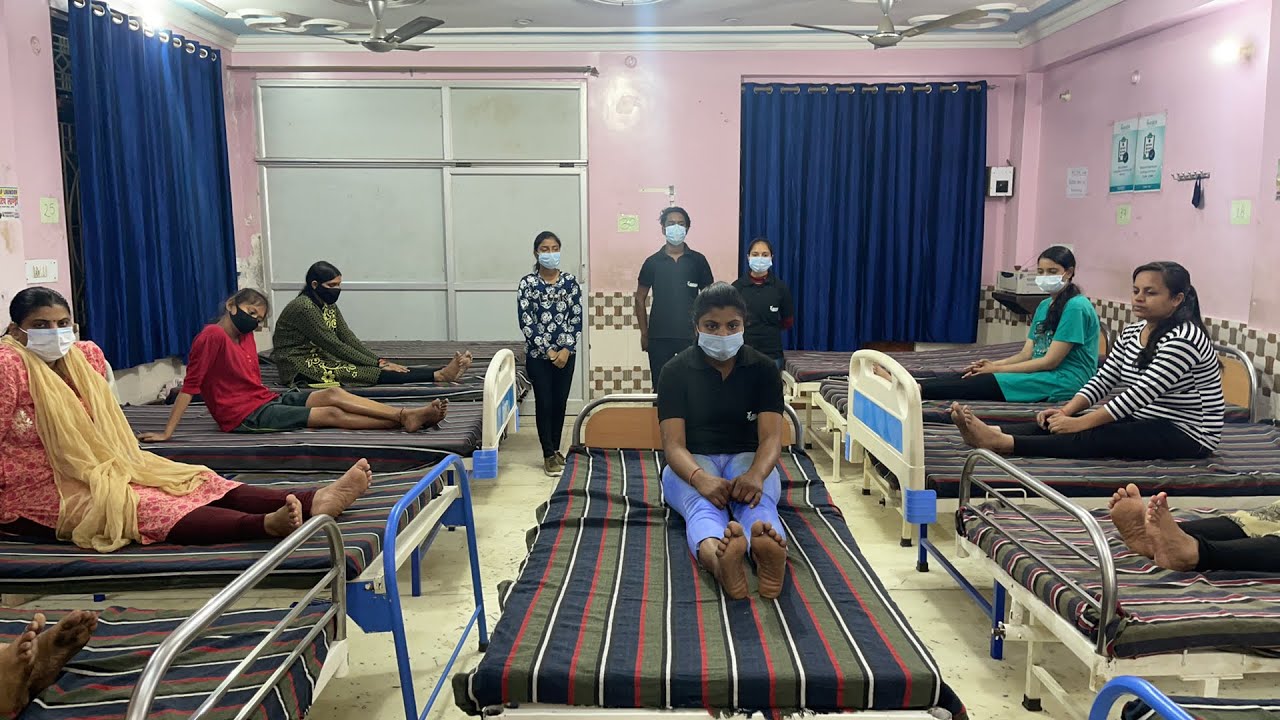 Live exercises with female patients || Avascular Necrosis of hip joint #hipreplacementsolutions