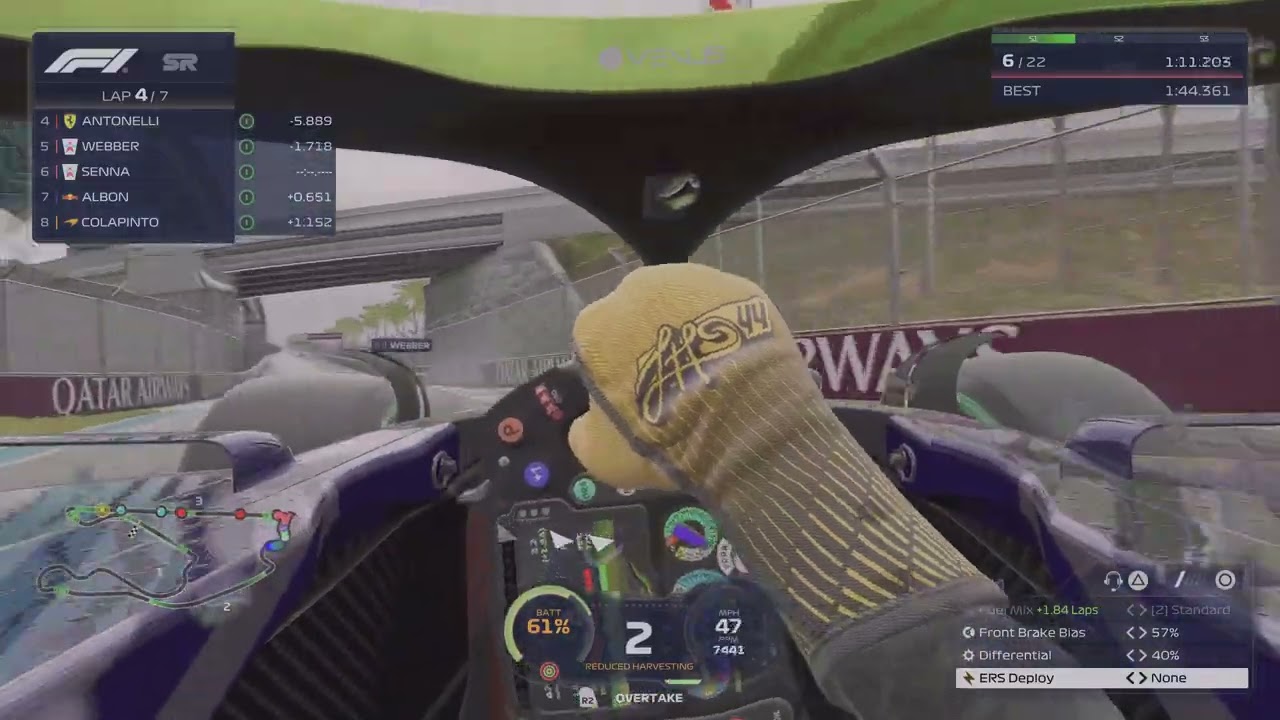 F1 25 wet race dry race still good result and battles