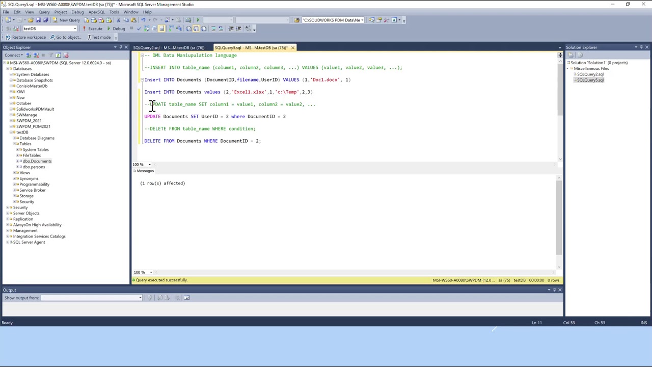 DML _ Data Manipulation Language