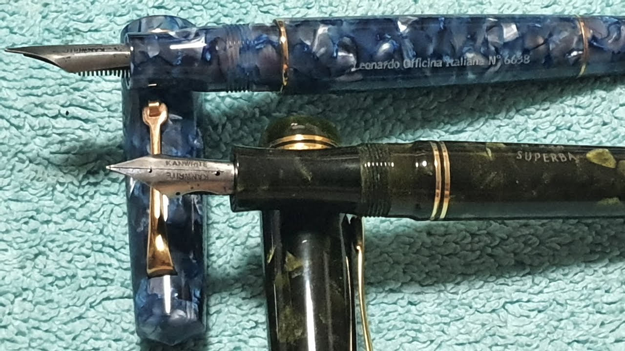 Kanwrite #Titanium #6 #Ultraflex EF  #Flex F nibs #Jowo compatible units