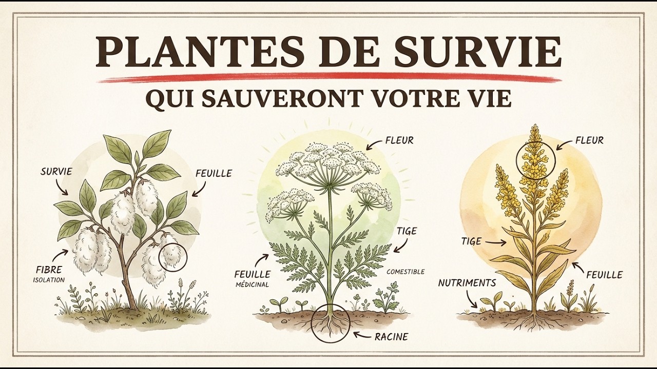20 Plantes de Survie Qui Vous Sauveront la Vie