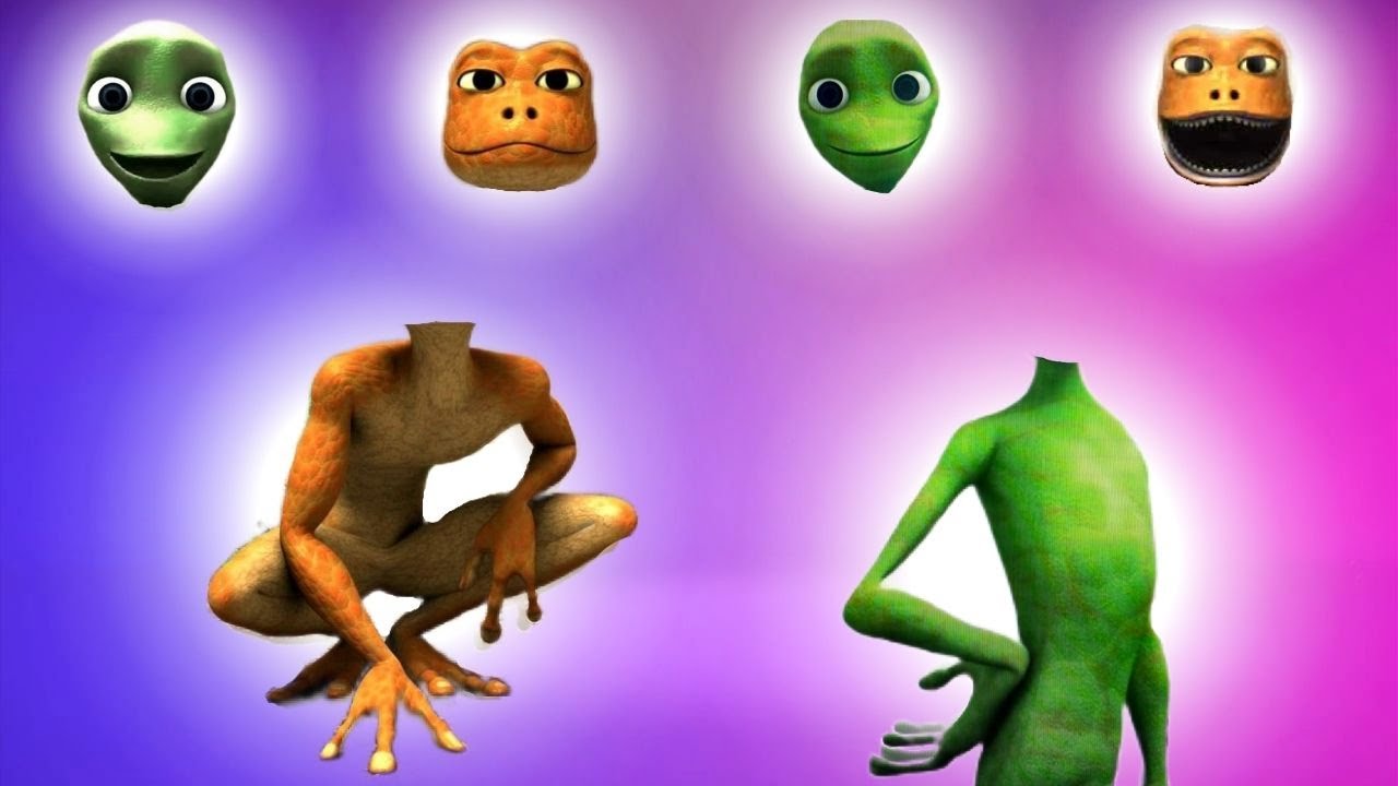 Wrong Heads DAME TU COSITA and PATILA Alien Green El Chombo Dance CHALLENGE Yeşil Uzaylı
