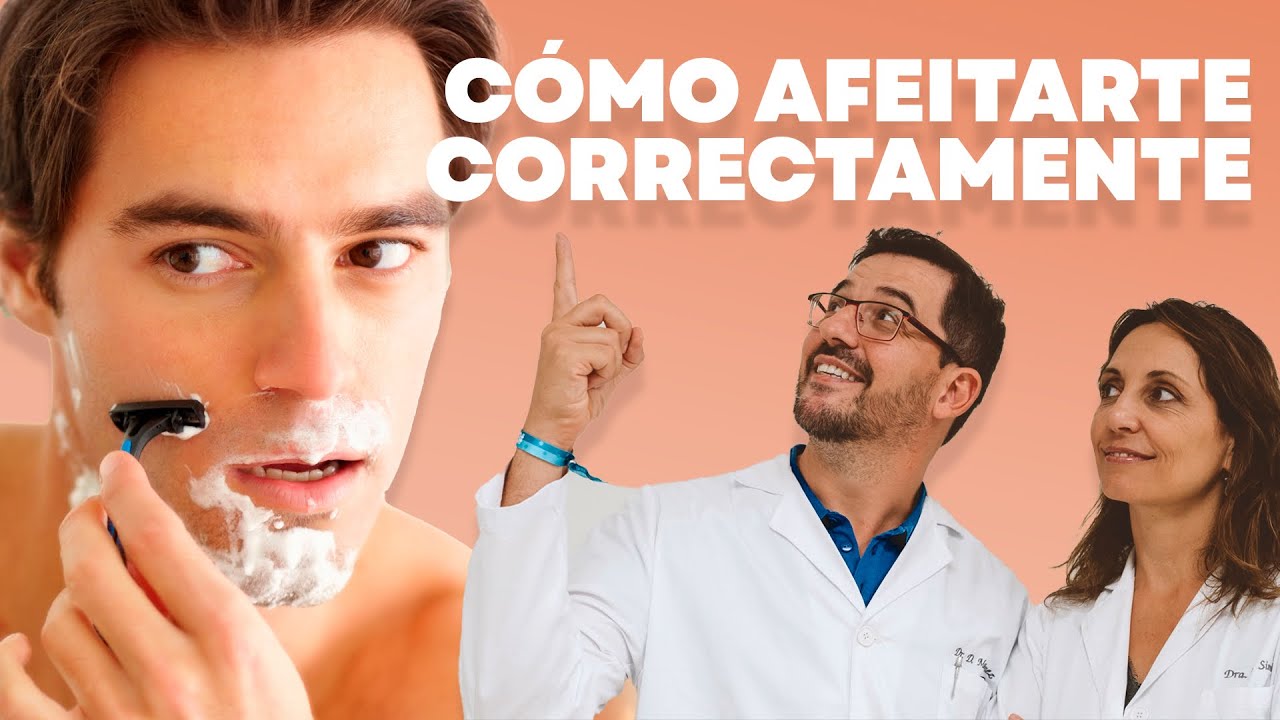🟡 Cómo AFEITARSE la BARBA correctamente 🪒 Explicado por Doctores