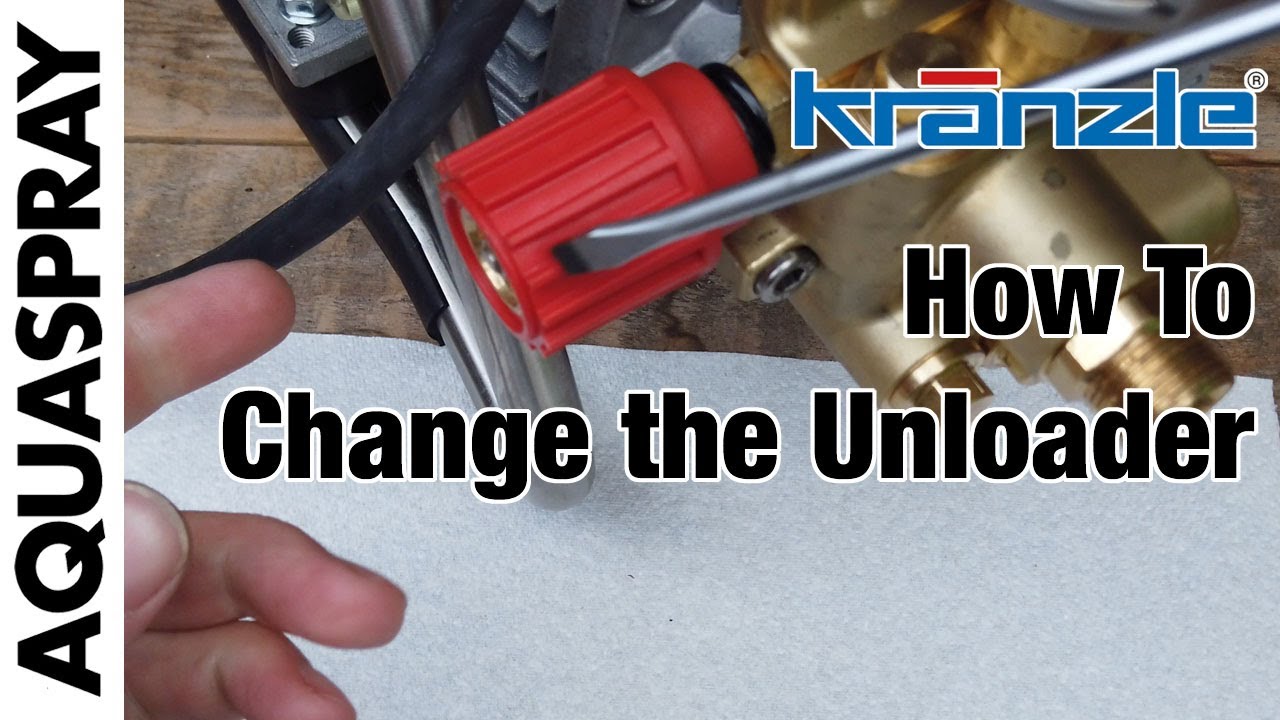 How to change the Unloader | Kranzle Pressure Washer