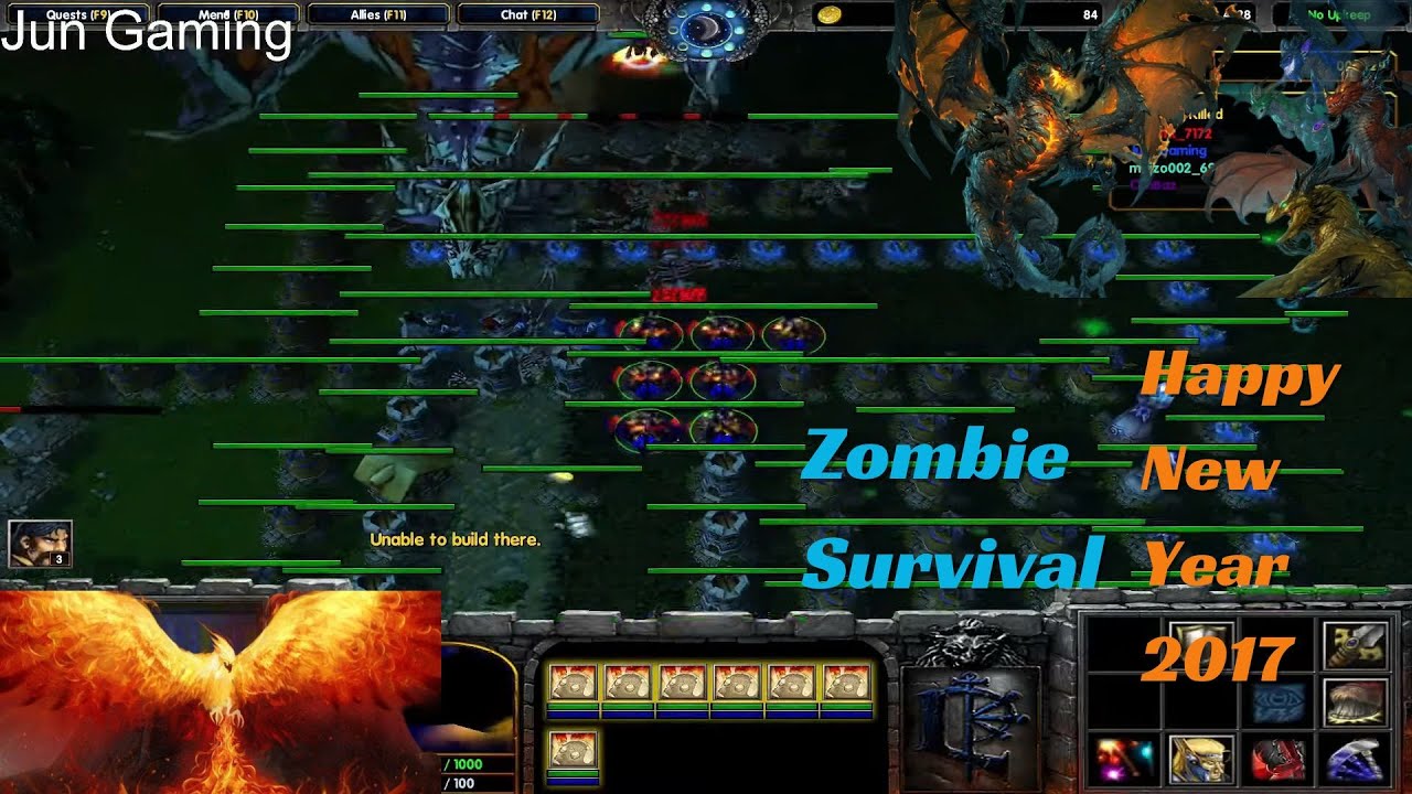 Warcraft III : Zombie Survival 2017 Hard #1