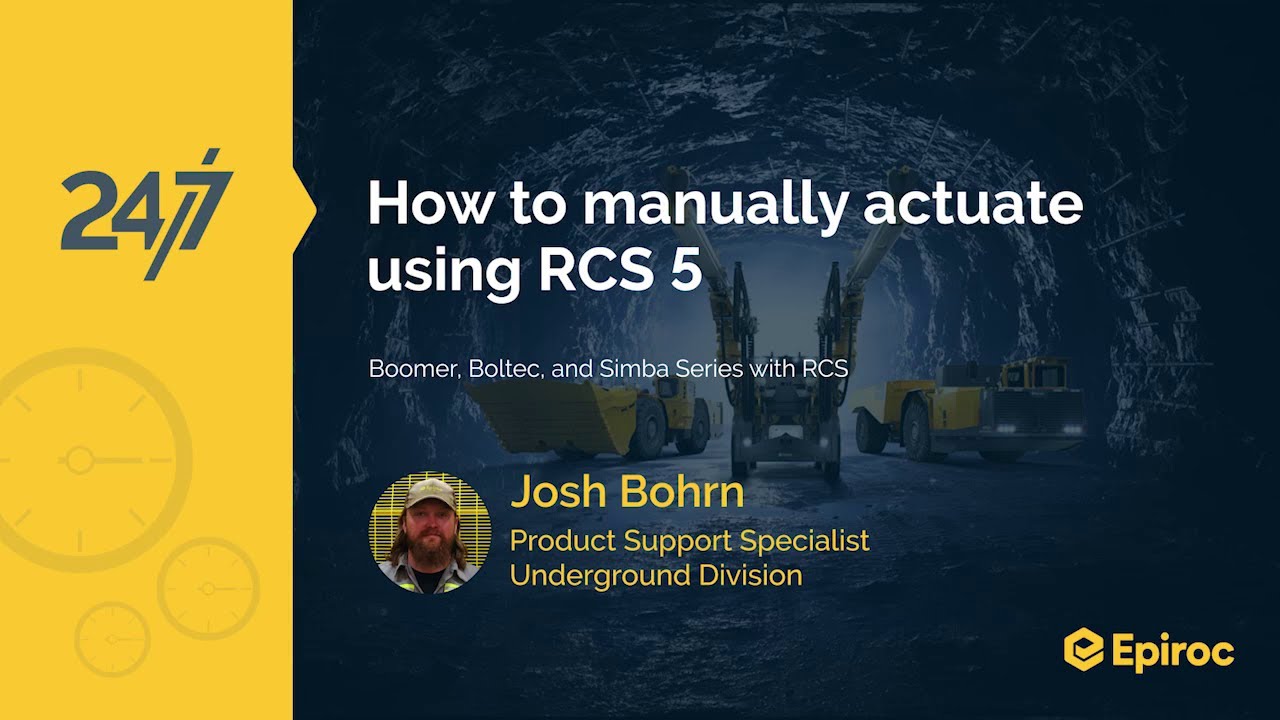 How to manually actuate using RCS | Boomer, Boltec, and Simba Series with RCS