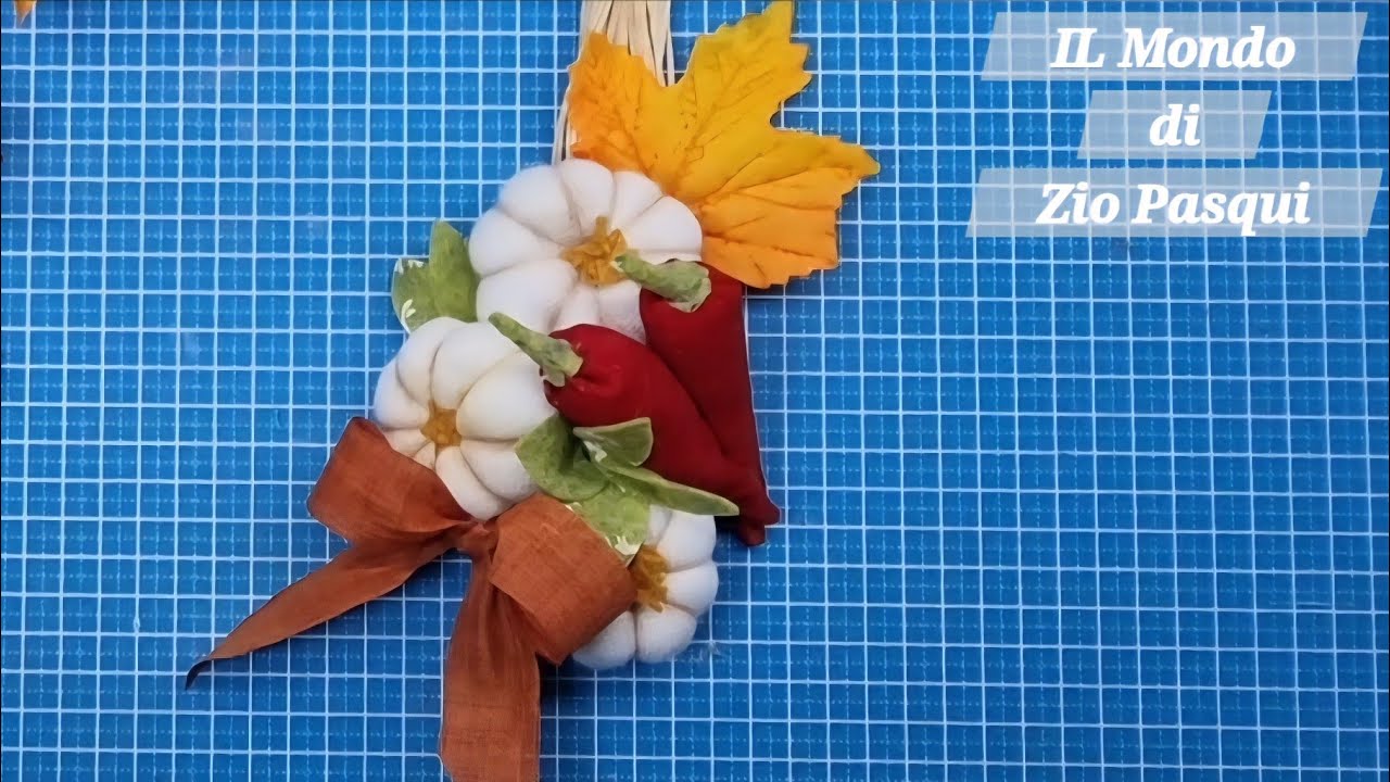Tutorial fai-da-te: AGLIO e PEPERONCINI🌶🌶🌶 in tessuto