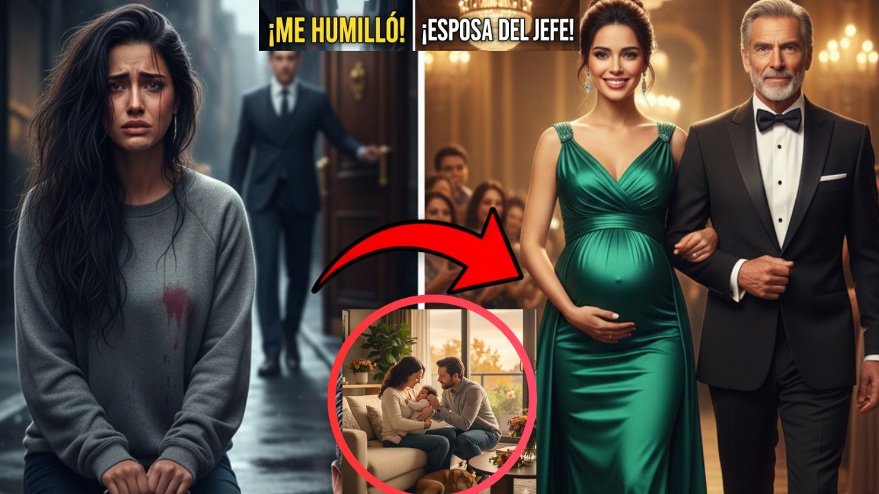 Mi esposo me echó de casa por 'vieja', pero un año después, se arrodilló ante su JEFE al verme