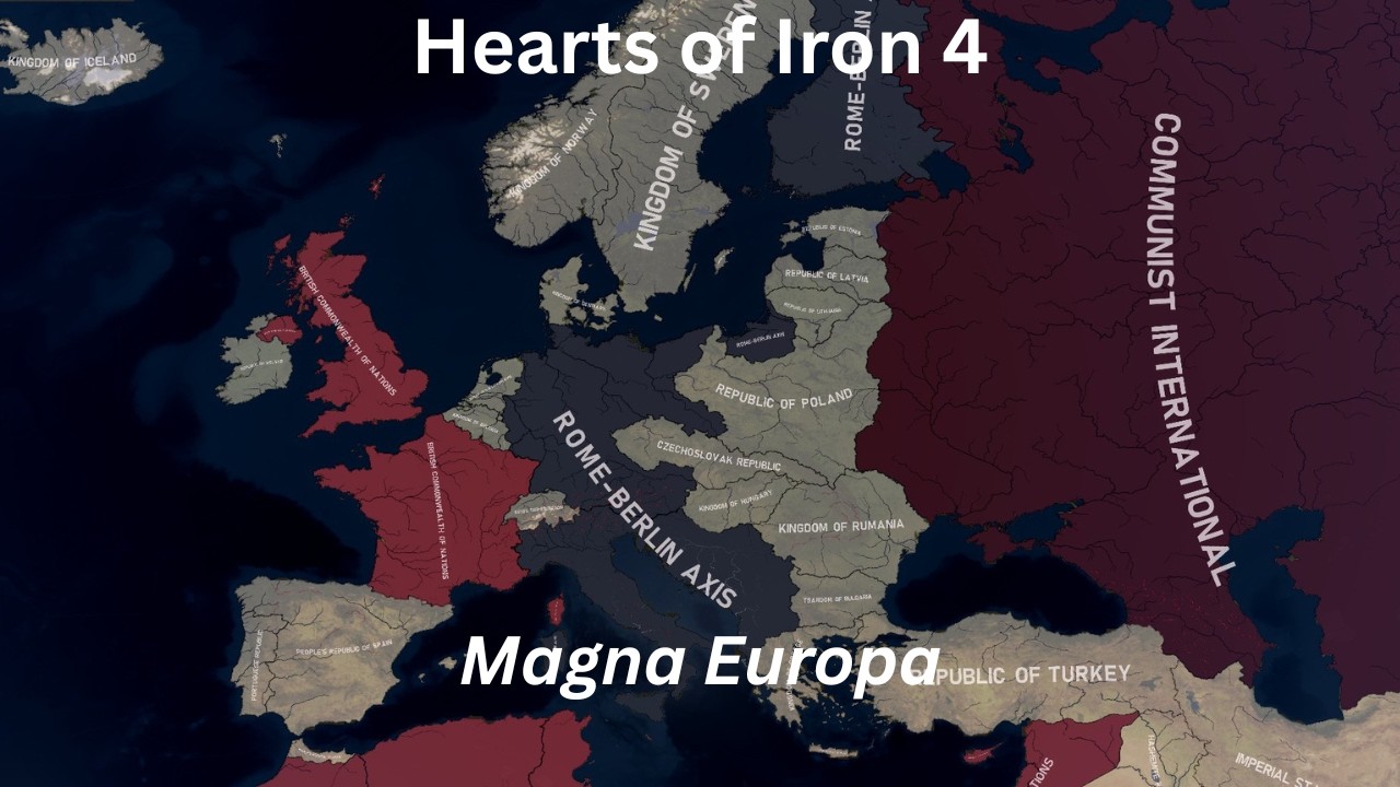 Magna Europa Timelapse - HOI4 Timelapse