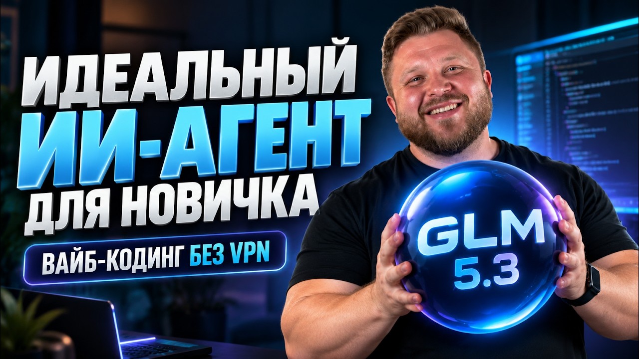 Аналог Claude без VPN для первых проектов | GLM 5.3 &mdash; гайд по вайб кодингу для новичка