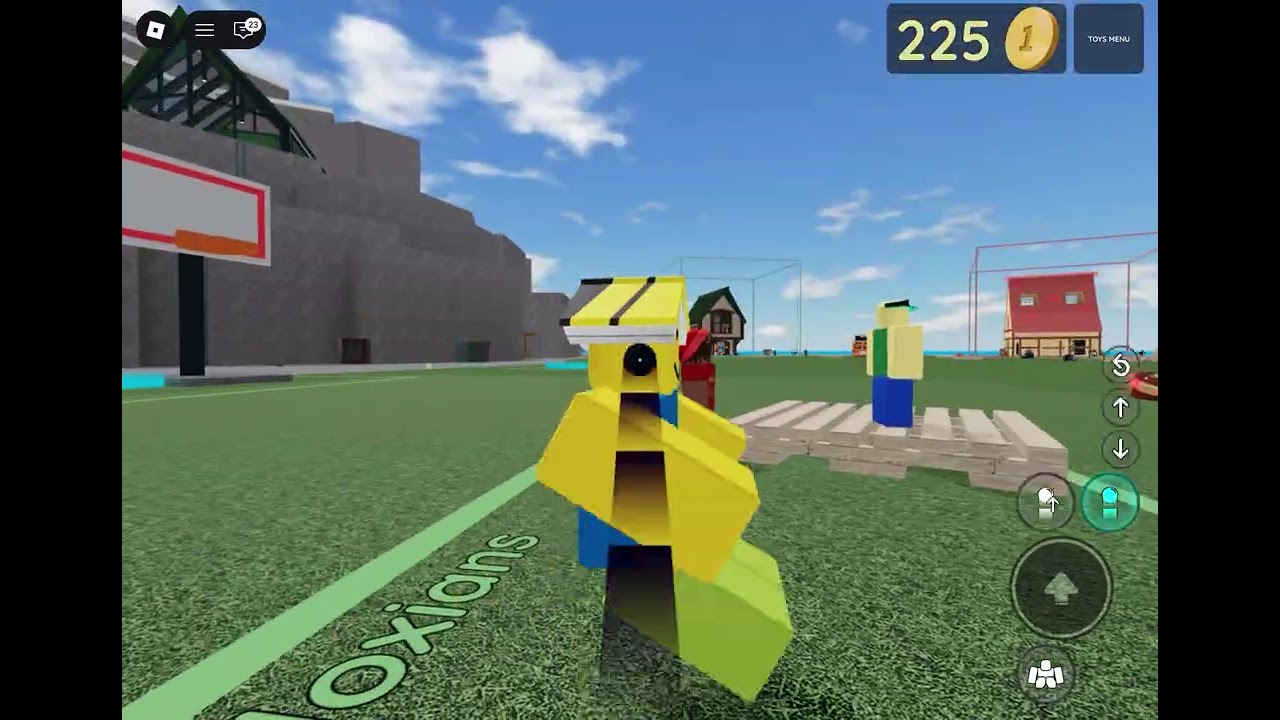 I played fling things and people and my cousin joined me 