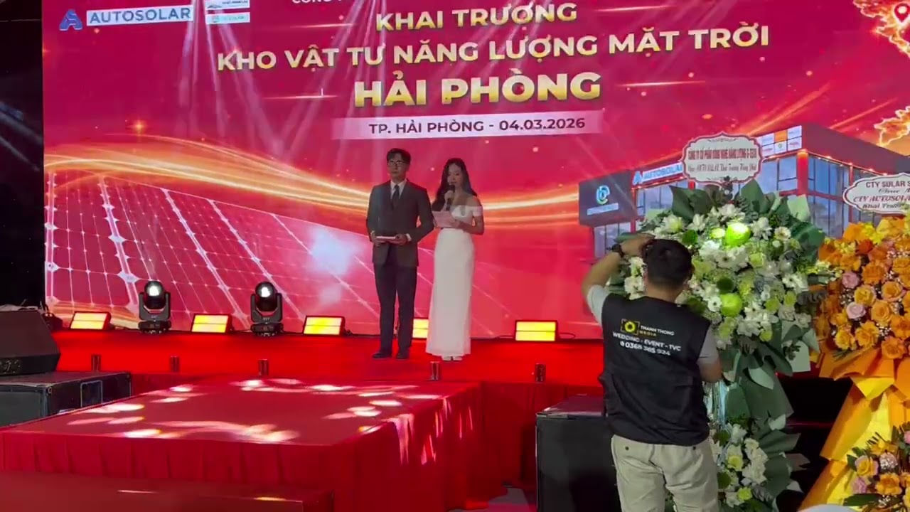 MC Mai Tuấn | MC Event | Khai trương Kho Vật tư Năng lượng Mặt trời Hải Phòng