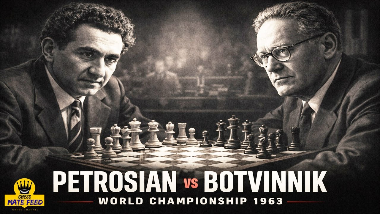Tigran Petrosian vs Mikhail Botvinnik♟️World Championship 1963 - Iron Defense vs Patriarch