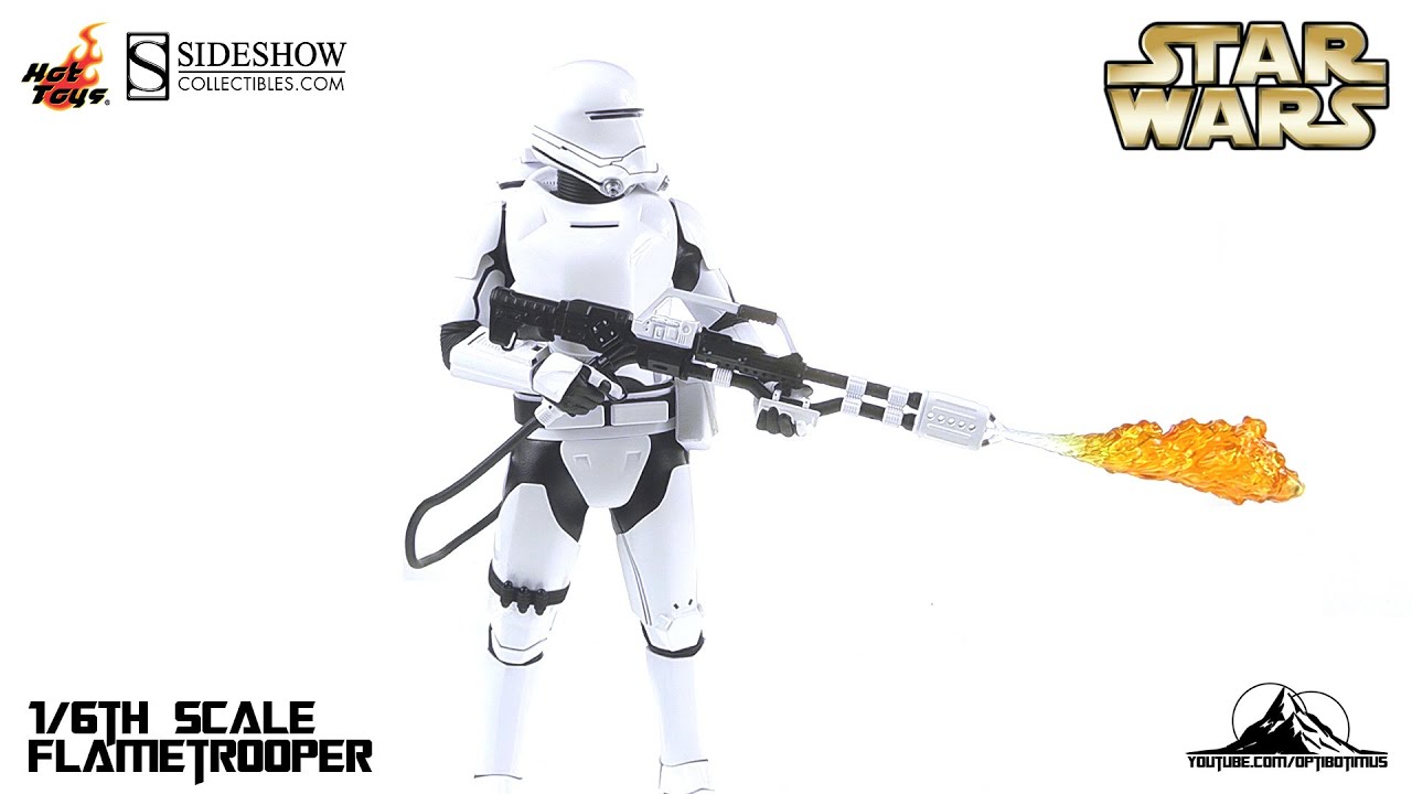 Hot Toys Star Wars The Force Awakens FLAMETROOPER Video Review