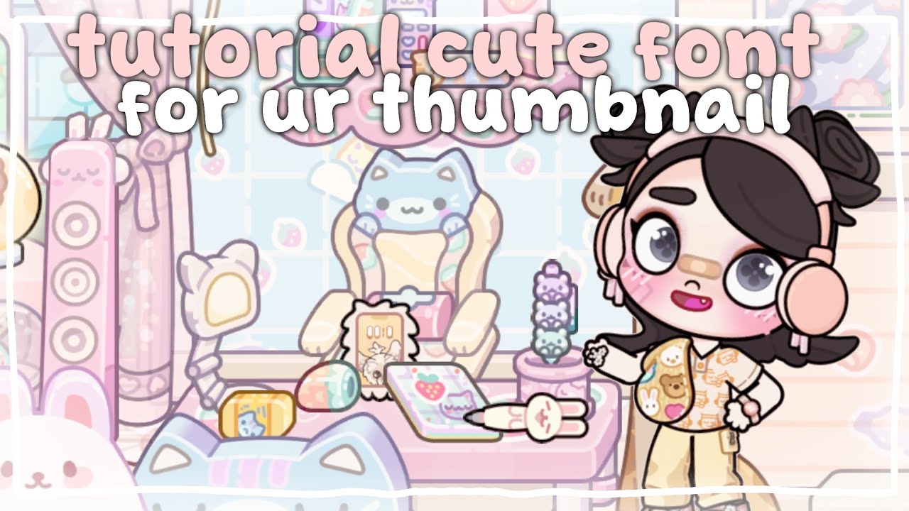 TUTORIAL CUTE THUMBNAIL BY KIMMY || AVATAR WORLD TUTORIAL ||