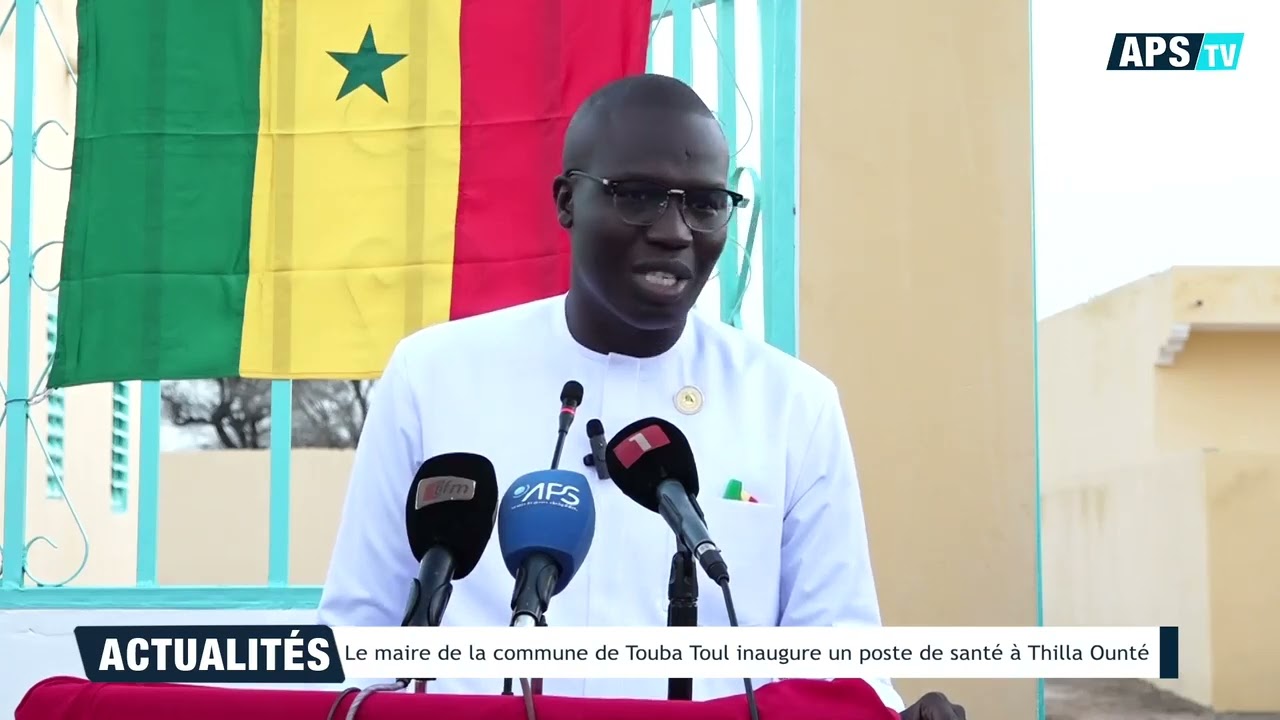 Le maire de la commune de Touba Toul inaugure un poste de santé à Thilla Ounté