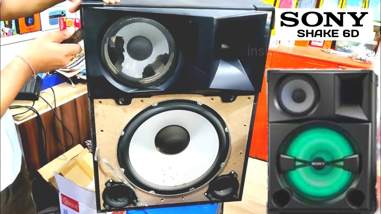 Sony Sound Box Repair || Hi-fi DJ Speaker Repair || How To Open Sony Shake 6D/Shake 5