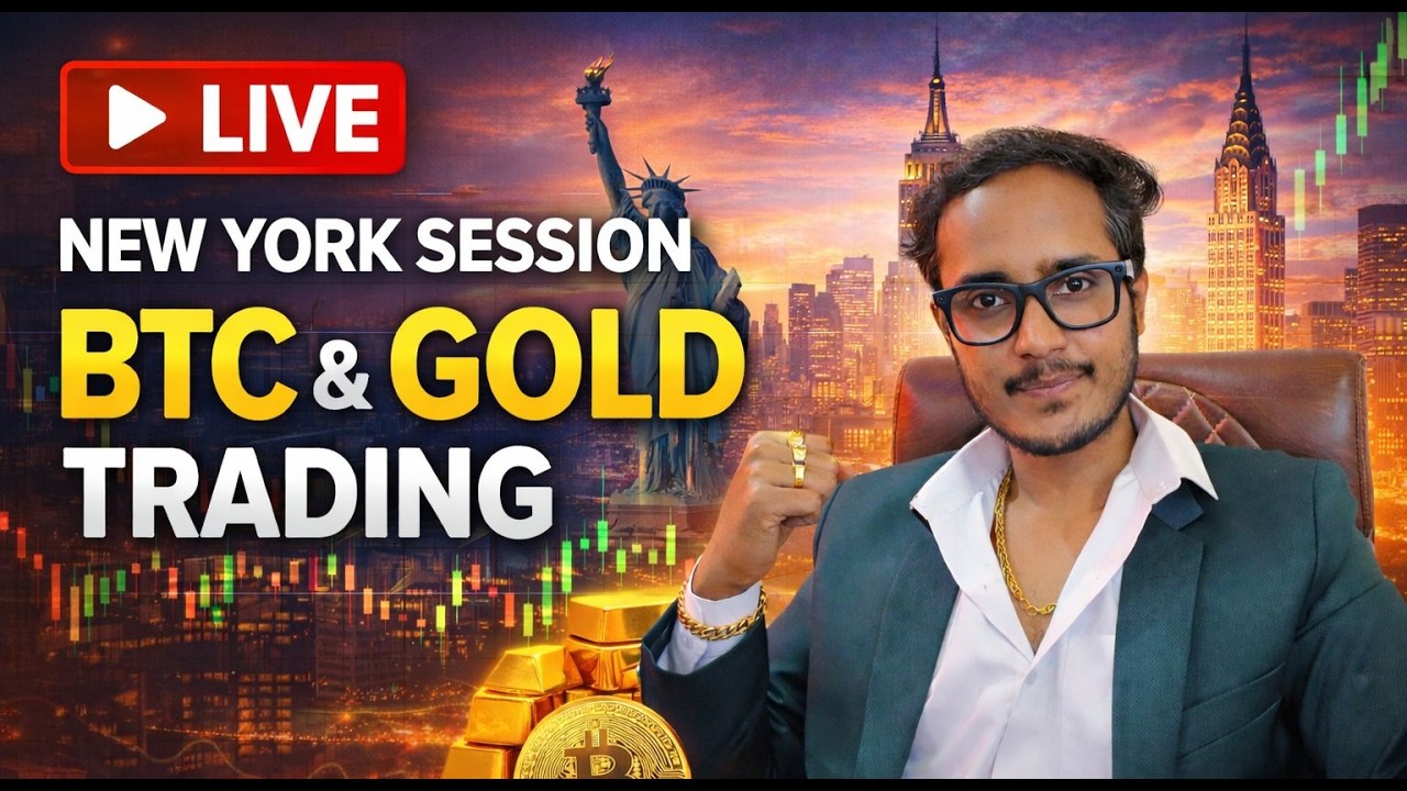 Crypto Gold Live Trading | NEW YORK SESSION | 20 july 2026 | THE CHARTISTT