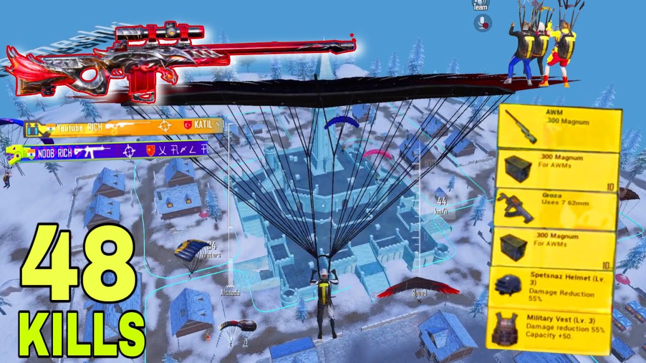 48 KILLS!😍 NEW BEST LOOT GAMEPLAY in Frozen Kingdom Mode🔥 SAMSUNGA3,A5,A6,A7,J2,J5,J7,S5,S6,S7,59