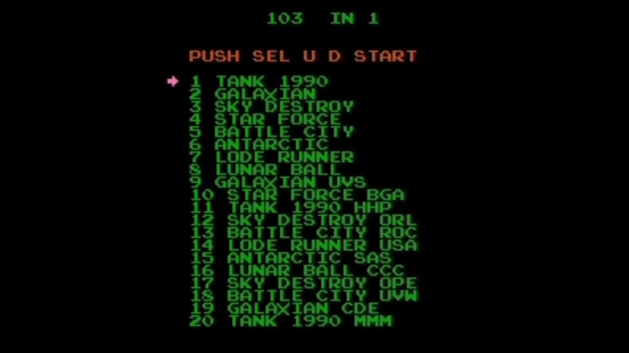 Multi-game 103-in-1