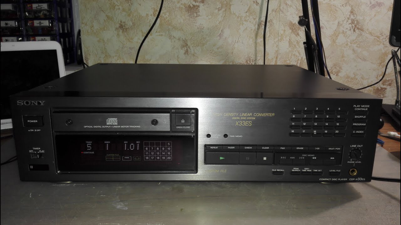 SONY CDP-X33ES .   High-End лоток для котика.