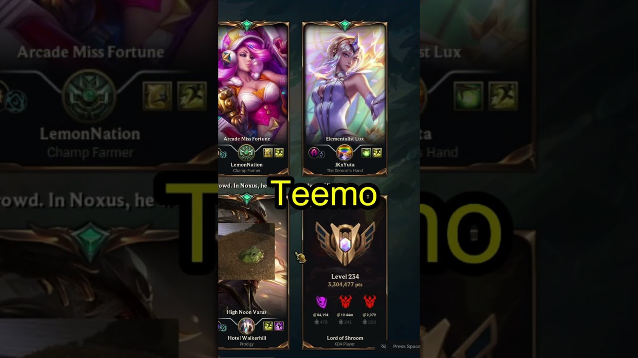 Why Is This Teemo Still In Gold?                       #leagueoflegends #tahmkench #teemo #topmain