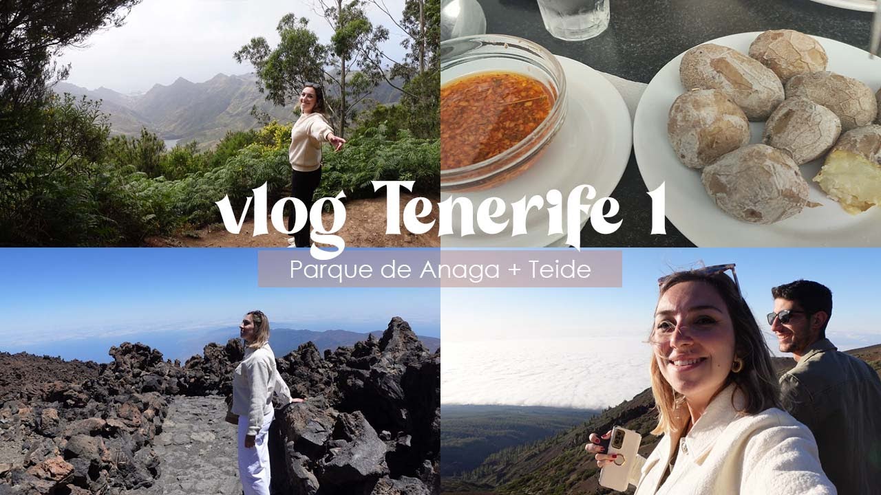 🌋 El Norte de Tenerife: ANAGA + TEIDE 🍴Comemos papas arrugadas por primera vez ✨ VLOG 1