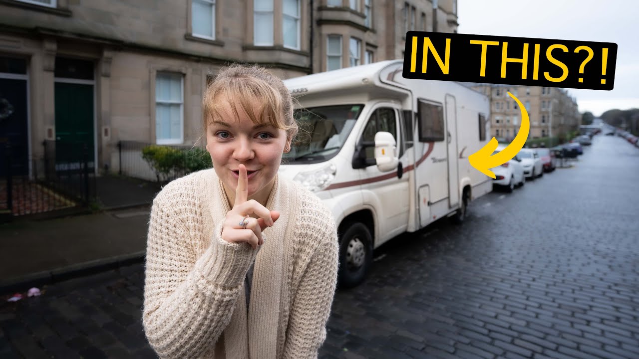 STEALTH CAMPING IN EDINBURGH | Vanlife in Winter