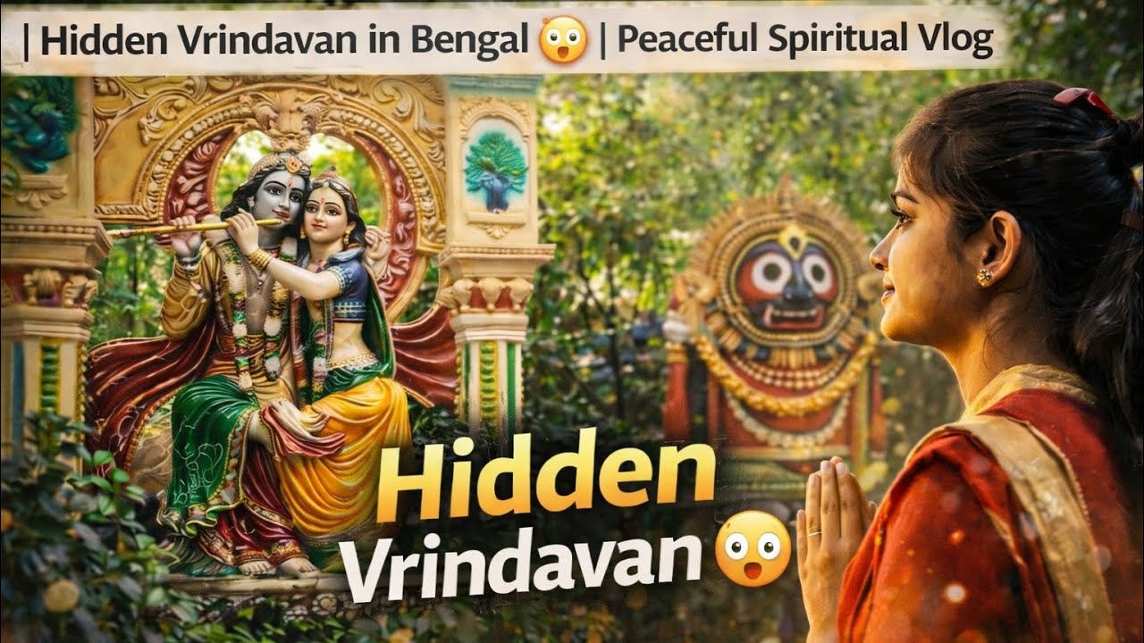 Pori’r Gupto Brindaban 🌿🙏 | Hidden Vrindavan in Bengal 😮 | Peaceful Spiritual Vlog
