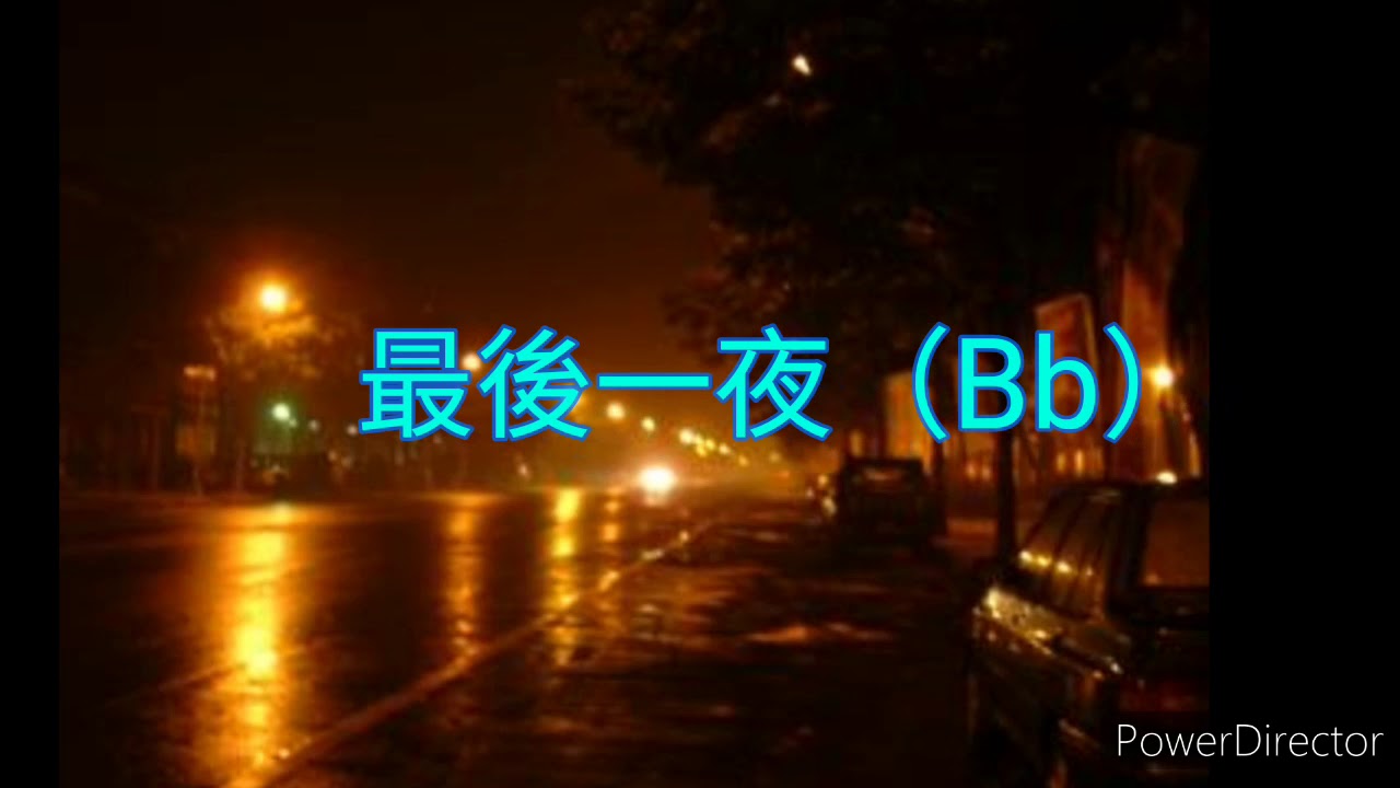最後一夜         薩克斯風演奏