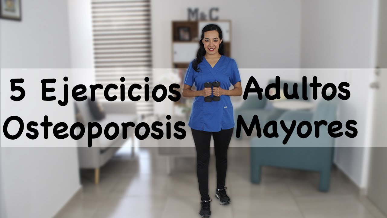 5 Ejercicios para PREVENIR la Osteoporosis en Adultos Mayores