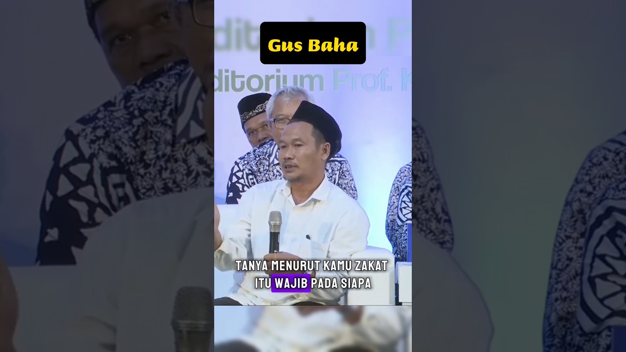 Menurut kamu zakat itu wajib pada siapa??? Gus baha #2024 #gusbaha #ngajigusbaha