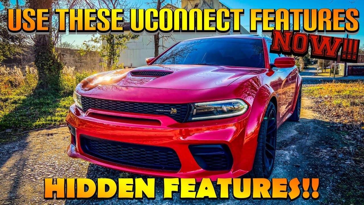 UCONNECT SETTINGS FOR YOUR DODGE CHARGER AND CHALLENGER YOU NEED TO BE USING!!