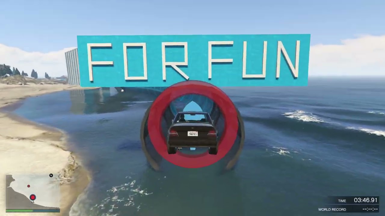 Туннель веселья - GTA V - Гонка паркура