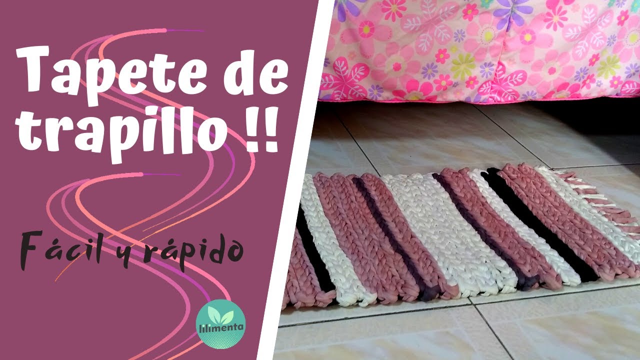Tapete de trapillo !! fácil y rápido ✨🧶