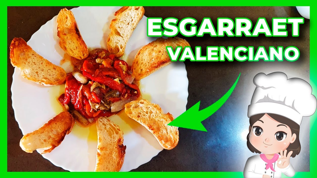 ✅ESGARRAET VALENCIANO de PIMIENTO y BACALAO (RECETA DE VERANO)