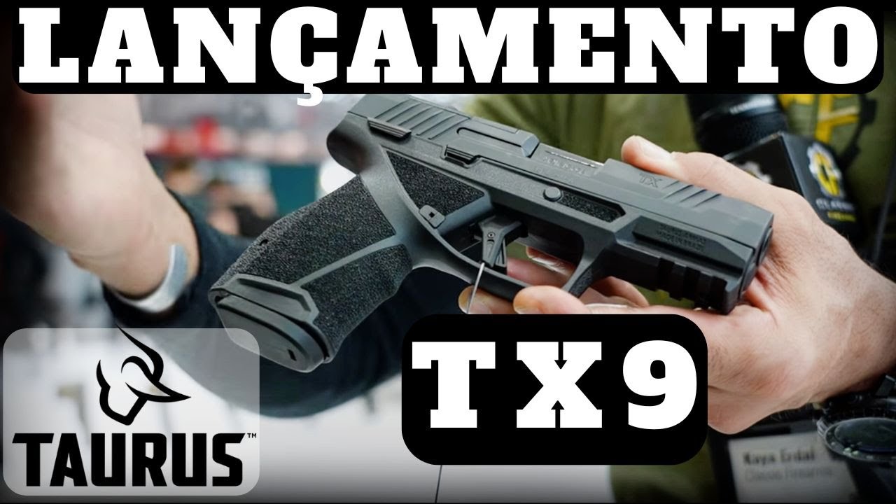 Lançamento Pistola Taurus TX9! Calibre permitido 38 TPC e 9mm. Revolução no mercado de armas.