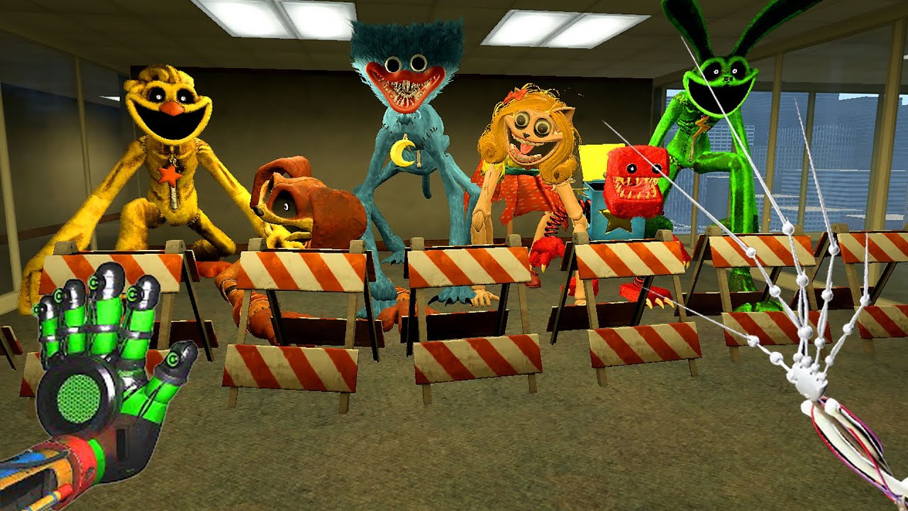 I BECAME ALL SCARY HUGGY WUGGY FROM POPPY PLAYTIME 2,3! in Garry's Mod
