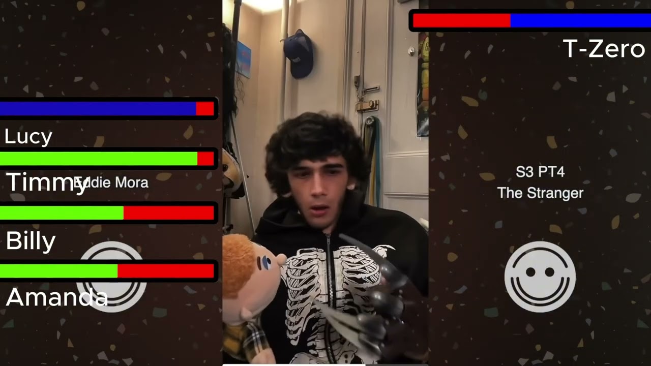 The stranger season 3 By   @eddiemora9300      But with healthbars all 1-10 parts