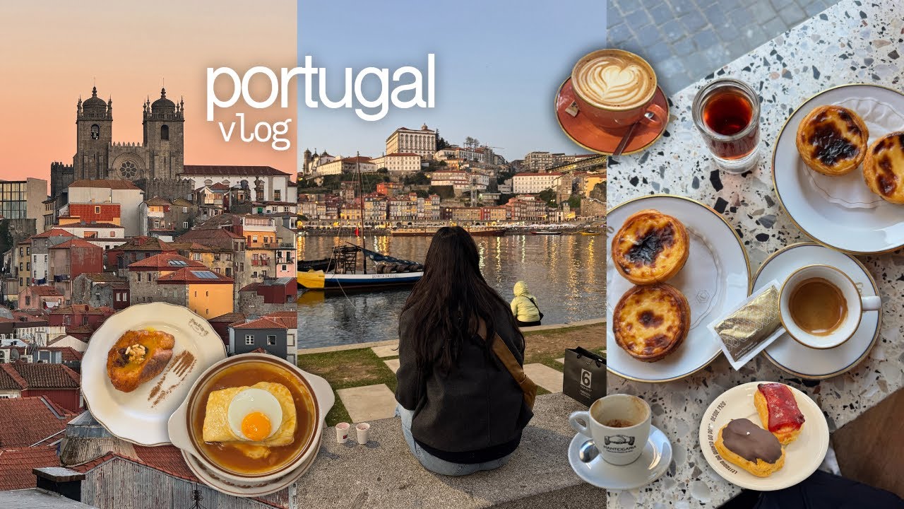 portugal vlog | PORTO, good eats, egg tarts, cafes, views 🍷