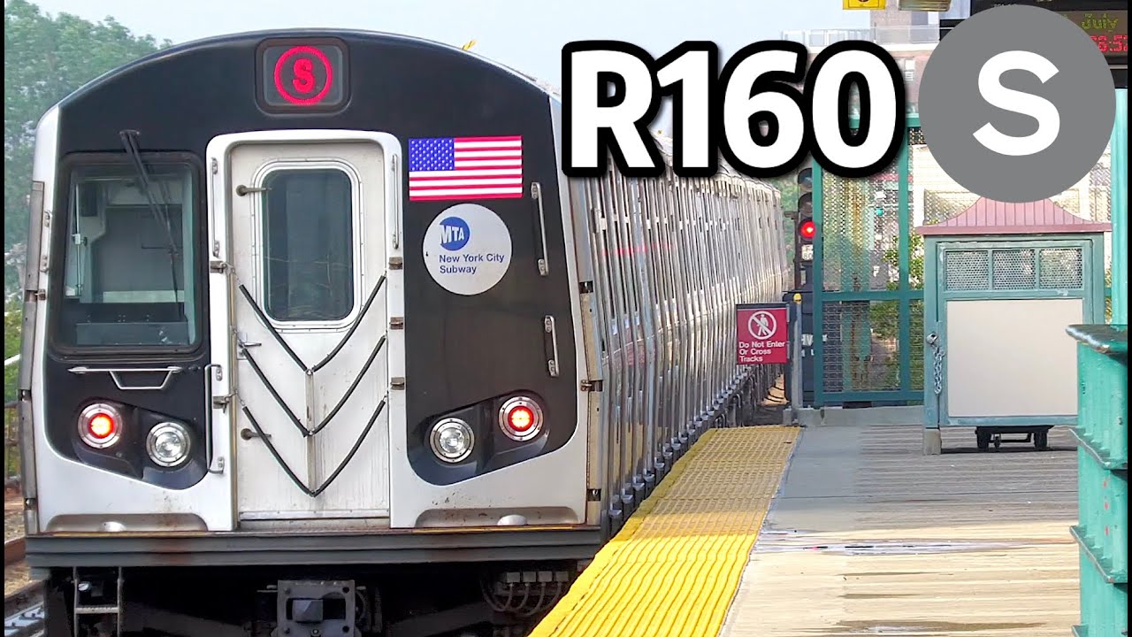 ⁴ᴷ⁶⁰ R160 Operating on the Rockaway Park Shuttle