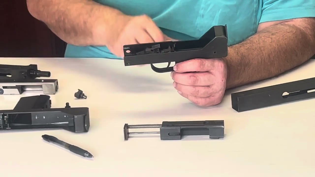 Open bolt semi M11 compared to a M11 SMG.