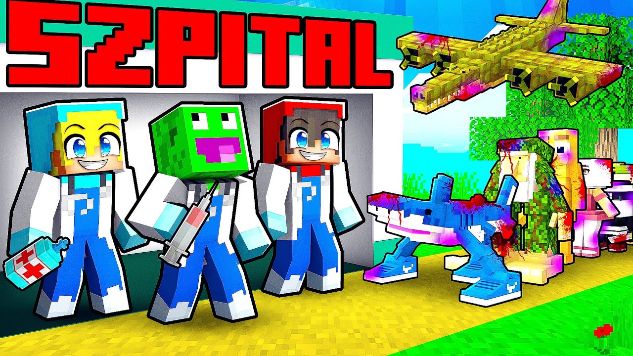 OTWORZYŁEM SZPITAL DLA BRAINROTÓW w Minecraft!