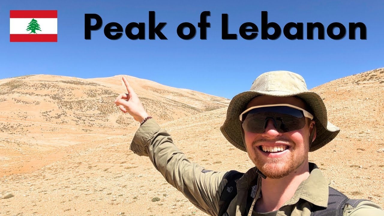 I hike up the highest mountain in Lebanon