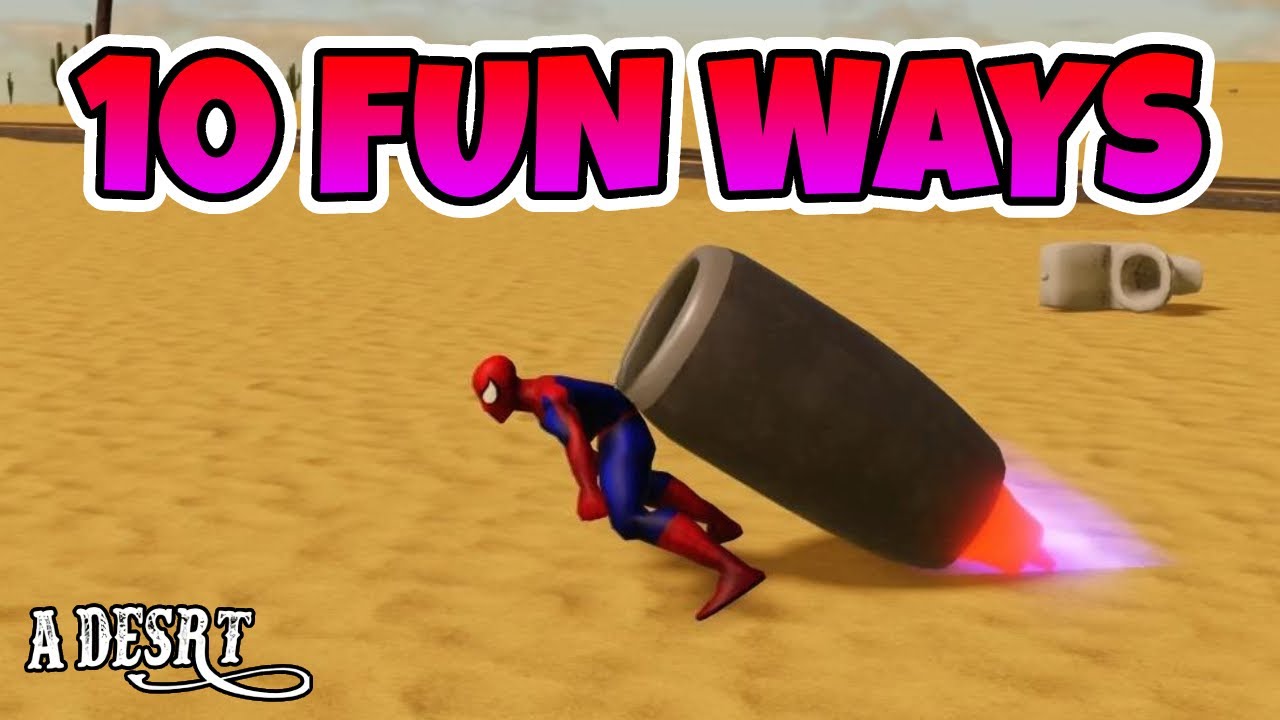 10 Fun Ways to Use Rocket (Turbine) | A Desrt (Roblox)