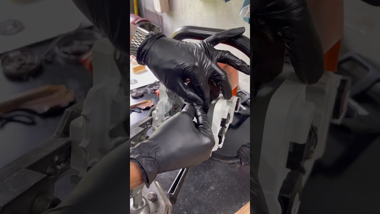 STIHL MS 250 - montagem completa, funcionamento e teste final