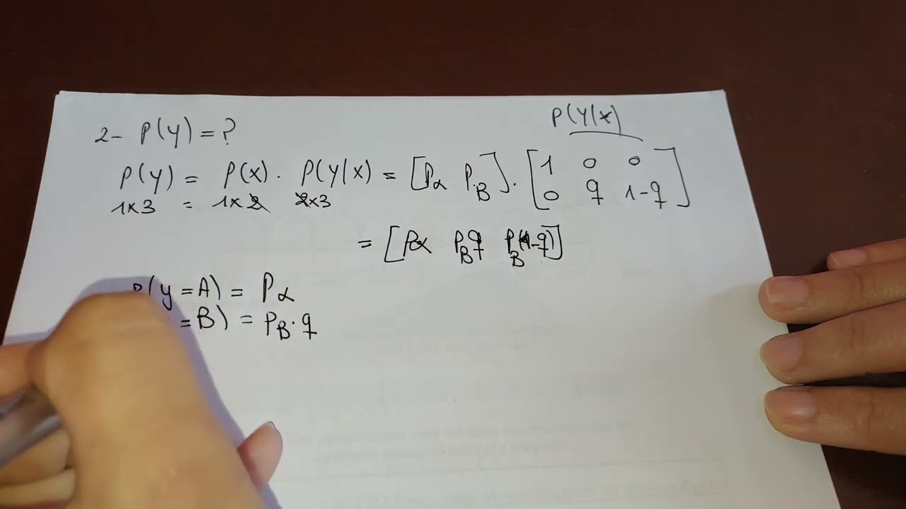 TD3 : exercice N°05, canal de transmission, capacité du canal, codage et théorie de l'information,
