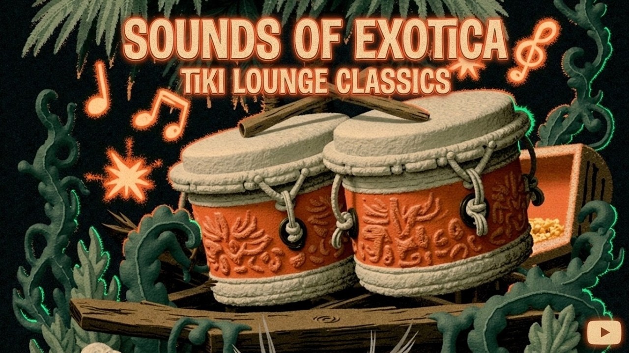 Hipnotyczne rytmy Tiki Bongo Muzyka egzotyczna w stylu Martina Denny'ego Lounge