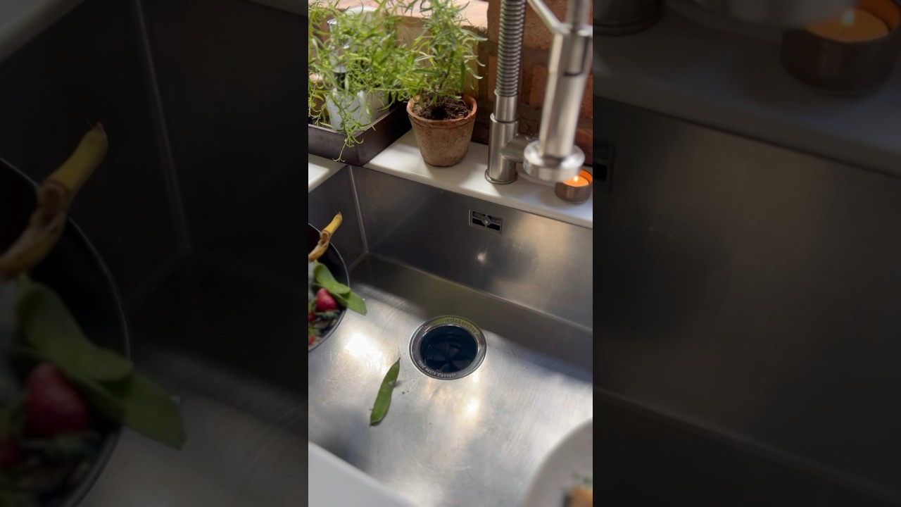 When it comes to kitchen gadgets, a food waste disposal unit is a non-negotiable🤝#insinkerator